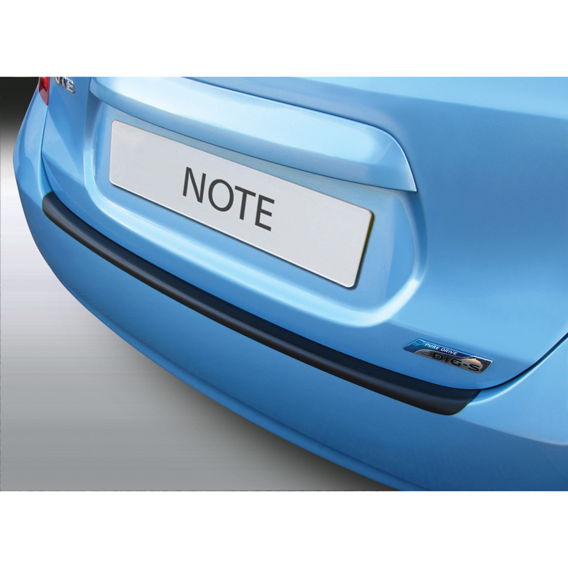 ABS Rear bumper protector  Nissan Note 10/2013- Black