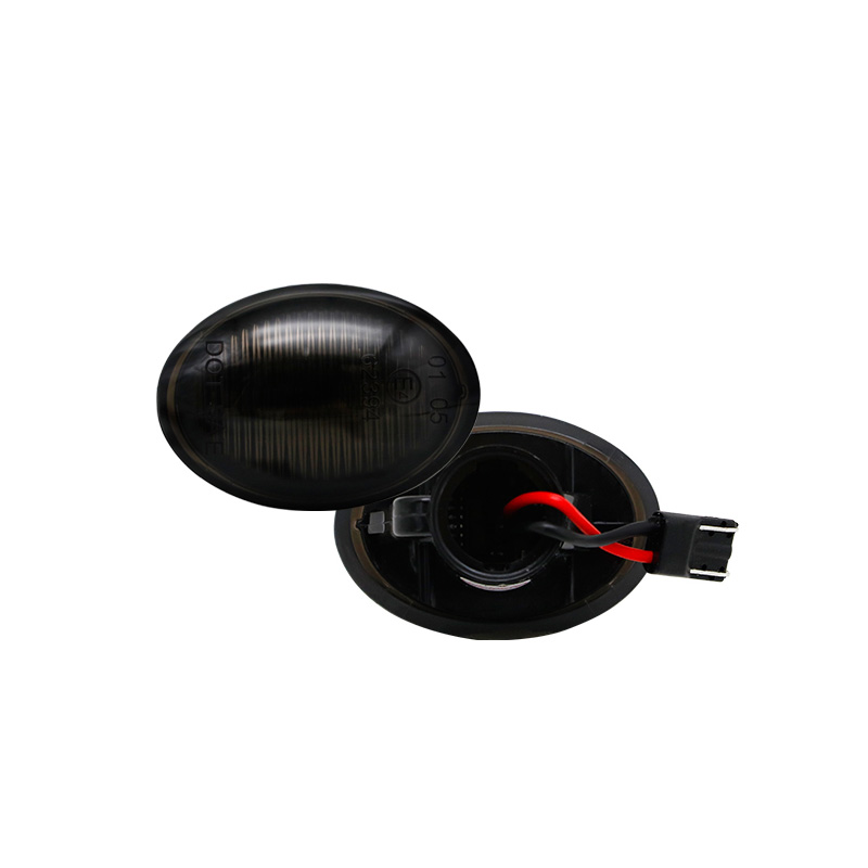 Set LED Zijknipperlichten  Alfa/Fiat/Ford/Lancia diverse modellen - Rookgrijs- incl. Dynamic Running Light