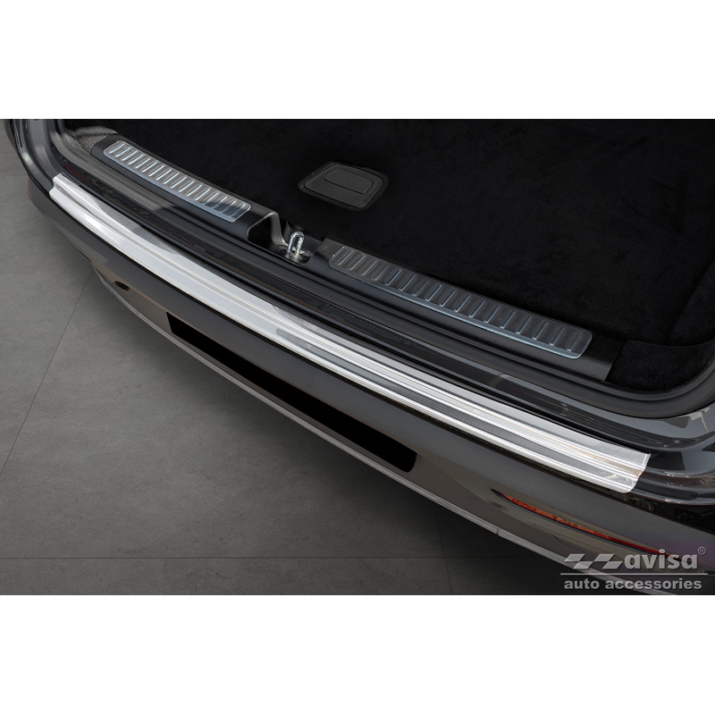 Stainless Steel Rear bumper protector  Mercedes EQC (N293) 2019- 'Ribs'