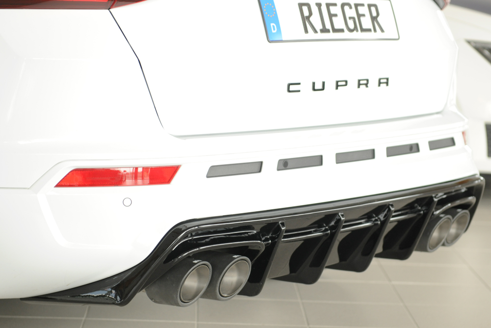 Diffusor Seat Ateca 5FP Cupra Rieger Glans Zwart