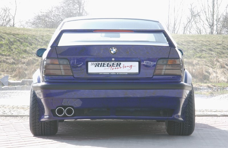 Achterspoiler met 3e remlicht BMW E36 Sedan Breedversie ll Riege