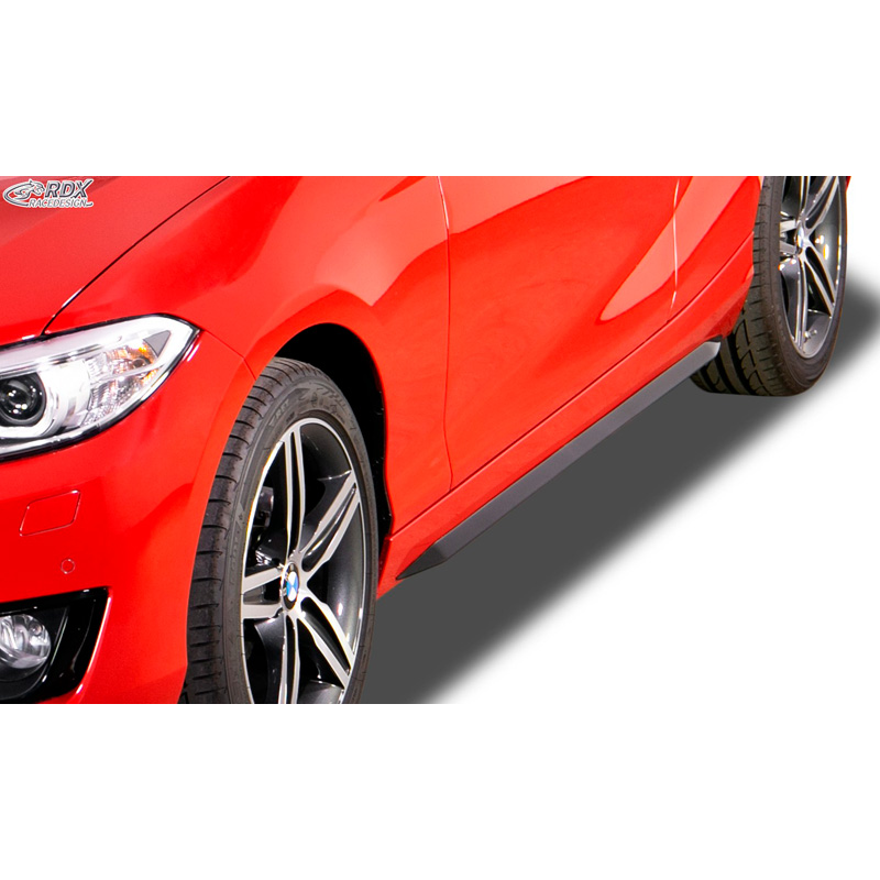 Side skirts 'Slim'  BMW 2-Series F22/F23 Coupe/Cabrio 2013- incl. M-Sport (ABS glossy black)
