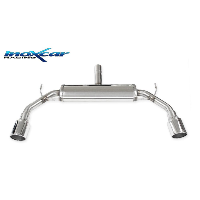 100% Inox Double Sport Exhaust  Alfa Romeo Giulietta 1750Tbi Veloce (240HP) 2016- 100mm X-Race (Ø60mm)