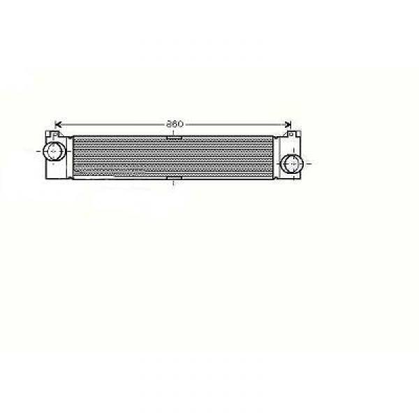 Intercooler DUCATO 06->> 740x127x64 ALLE MODELLEN +JUMPER/BOXER