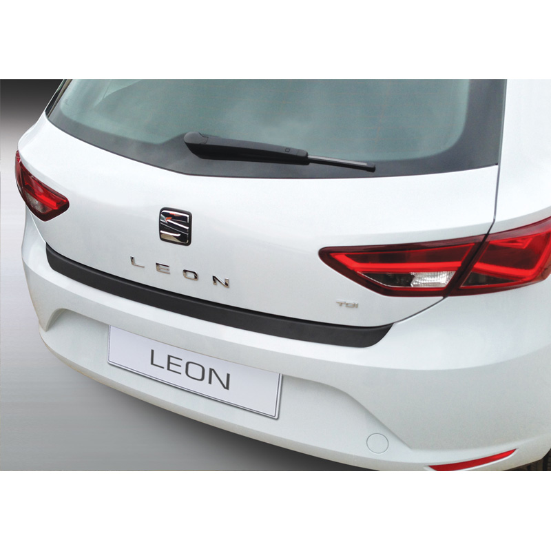 ABS Rear bumper protector  Seat Leon SE/FR 2013-2020 Black