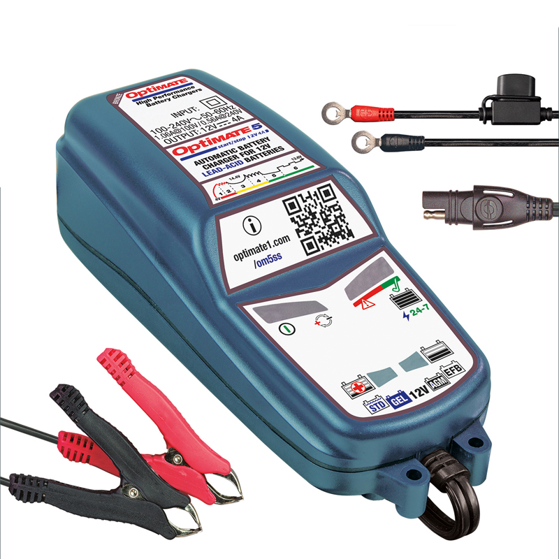 Optimate 5 12V/4.0A 6-step battery saving charger-tester-maintainer