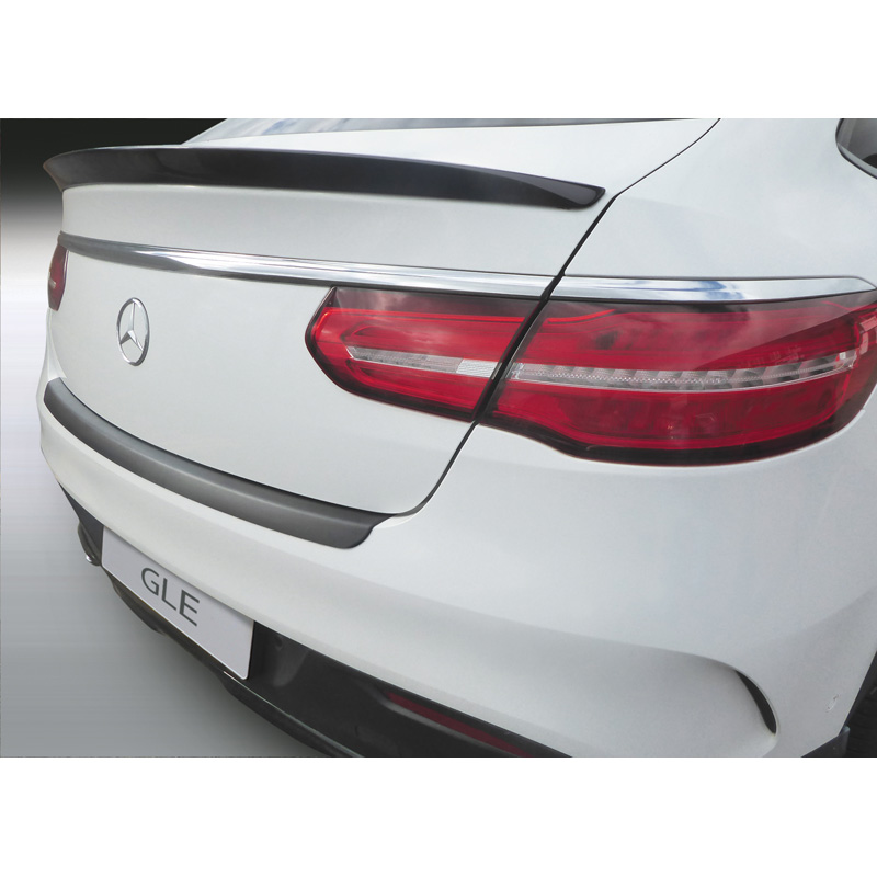ABS Rear bumper protector  Mercedes GLE Coupe (C292) 2015-2019 Black