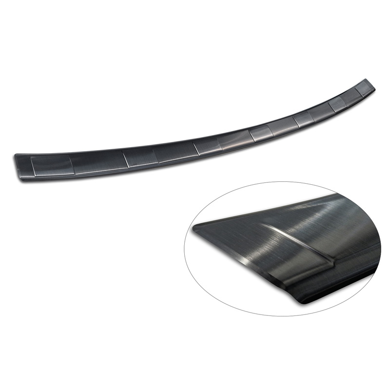 Zwart RVS Achterbumperprotector  Jeep Grand Cherokee V (WL) 2022- 'Ribs'