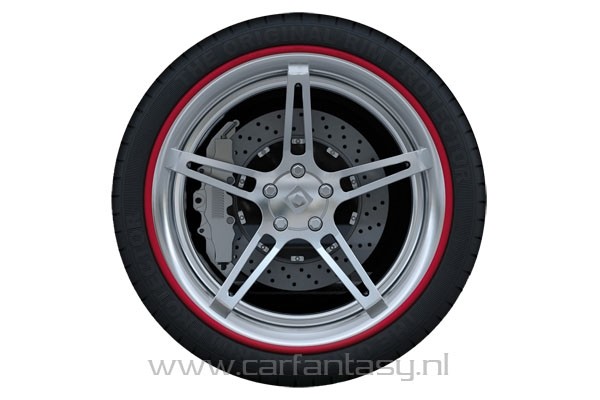 RimRingz 20 inch Rood (set)