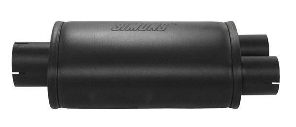 demper SPLIT ovaal 140/220 L=320mm 3 inch (76,1mm) Simons Staal