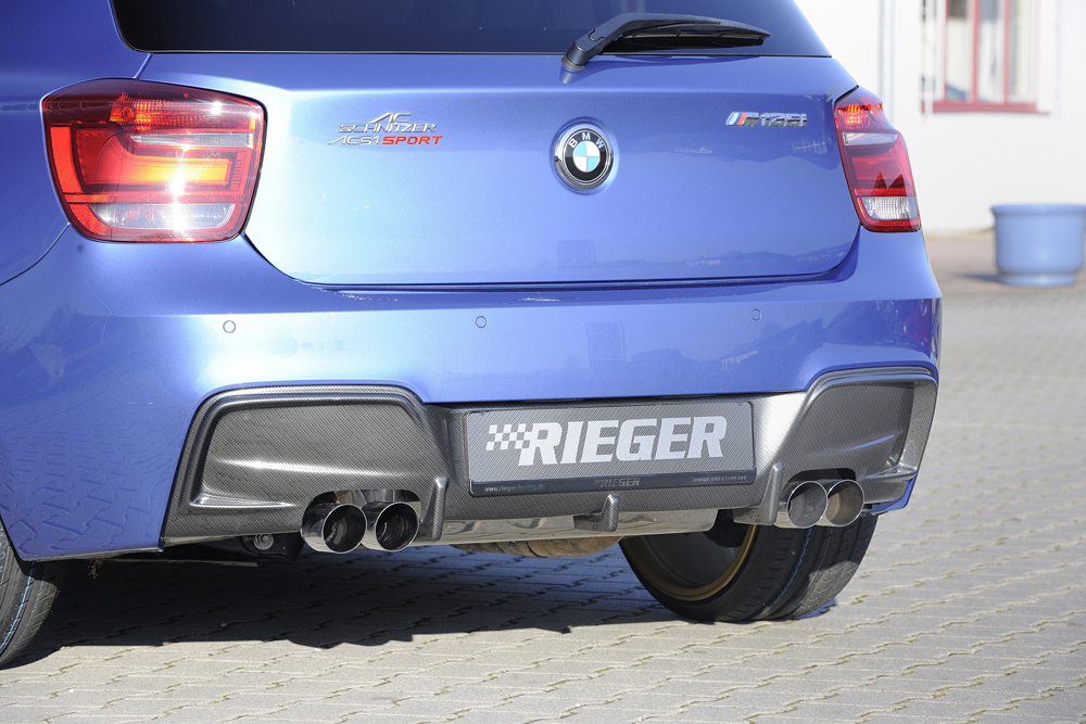Achterdiffuser BMW 1 serie Rieger
