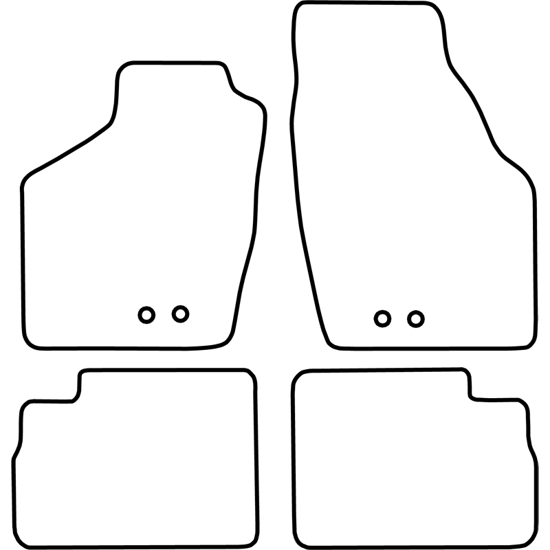 Automatten  Opel Agila 2004-2008