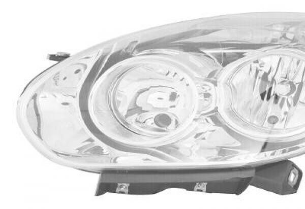 Koplamp rechts DOBLO 10->> H7+H1