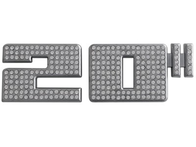 Wheel Inch Embleem 20'' Chroom met Crystal
