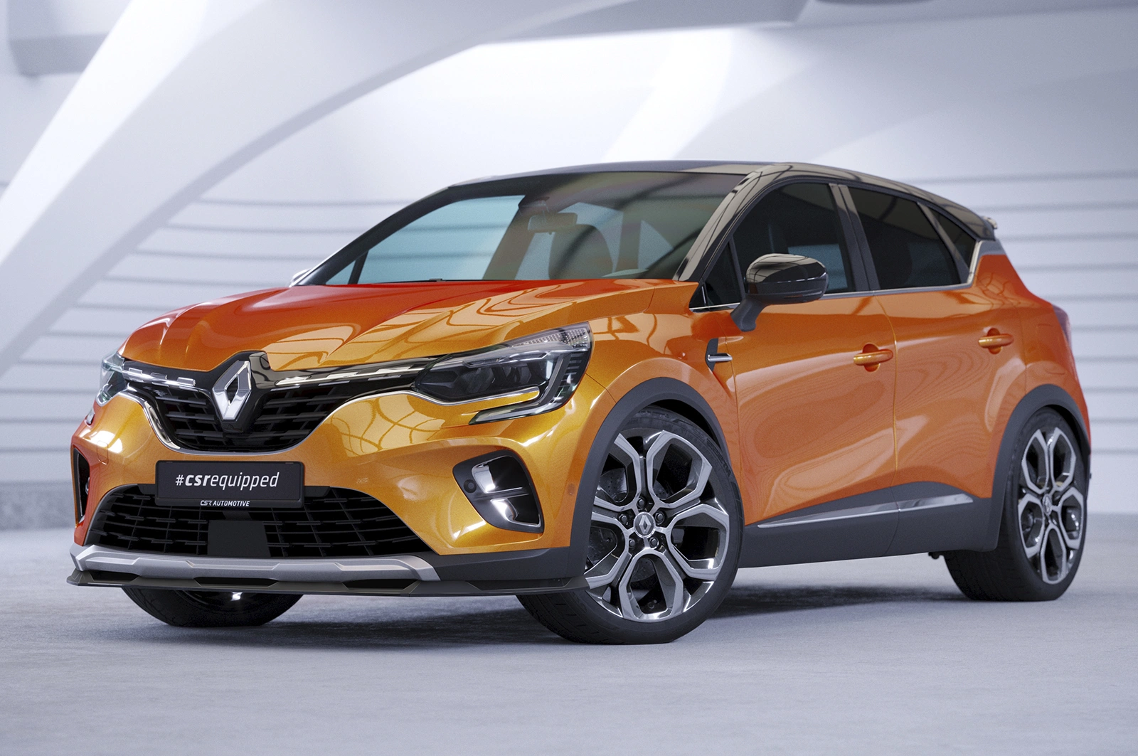 Voorspoiler Renault Captur 2 glans zwart