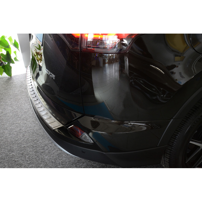 Stainless Steel Rear bumper protector  Toyota RAV4 2015- 'Ribs'