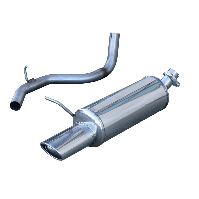 100% Inox Sport Exhaust  Volkswagen Golf IV 1.6 (105HP) 1997- 120x80mm