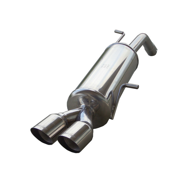 100% Inox Sport Exhaust  Peugeot 207 1.6 16v (175HP) 2007- 2x80mm Racing