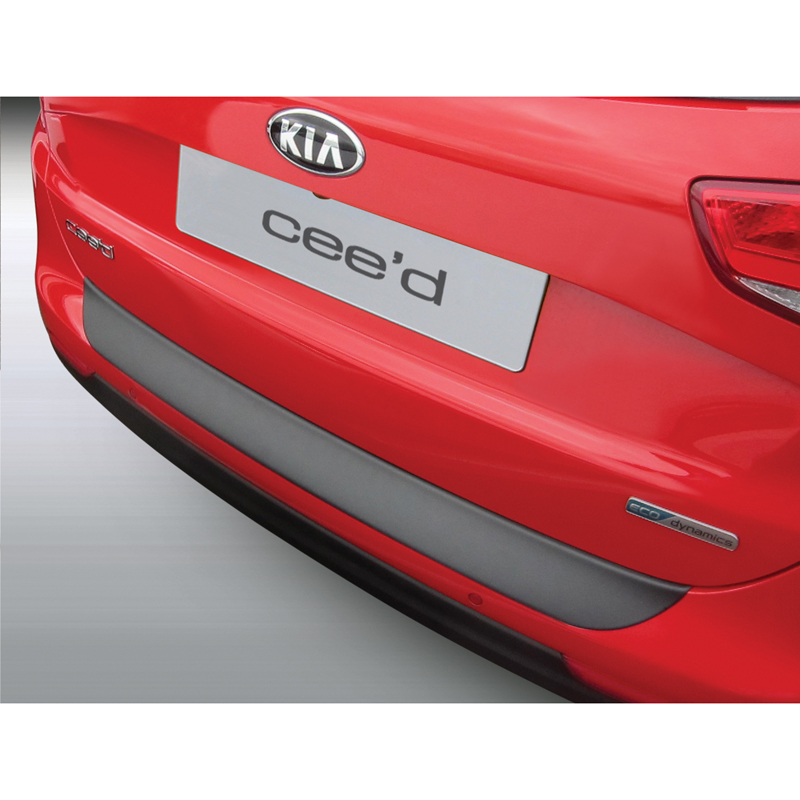 ABS Rear bumper protector  Kia Cee'd Sportswagon 2015-2018 Black