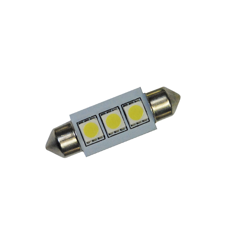 Foliatec SMD-LED CabLight - blue Festoon 38mm - 3 SMDs - 1 piece