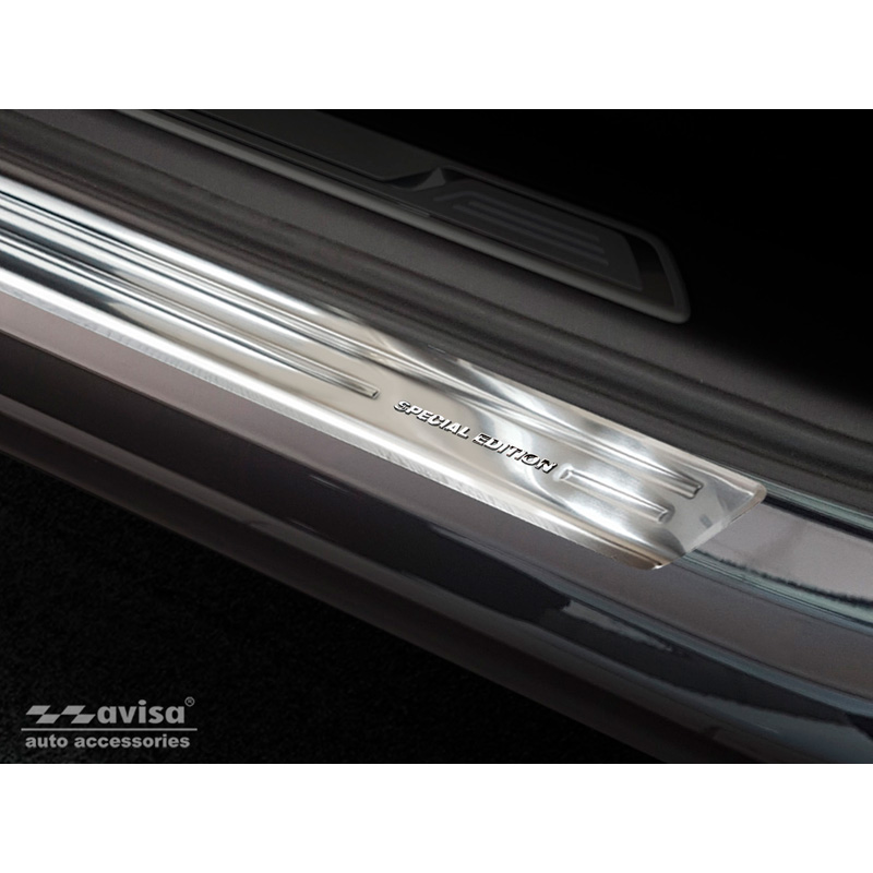 Inox door sill protectors  Volkswagen Touareg III 2018- Incl. Facelift - 'Special Edition' - 4-pieces