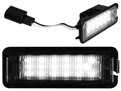 LED License Plate VW Golf IV, Golf V, Lupo 99-06, New Beetle 06-