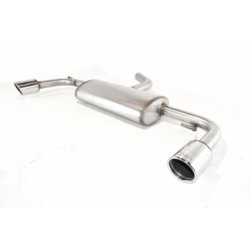Double stainless steel sport exhaust  Volkswagen Golf VI HB 1.4i 59kW/1.4TSi 90/118kW/2.0TDI 81/103kW 2008- 90mm