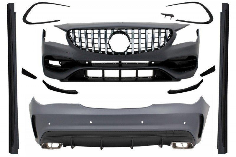 Bodykit Mercedes CLA C117 A45 AMG look incl. Sierstukken en Grill