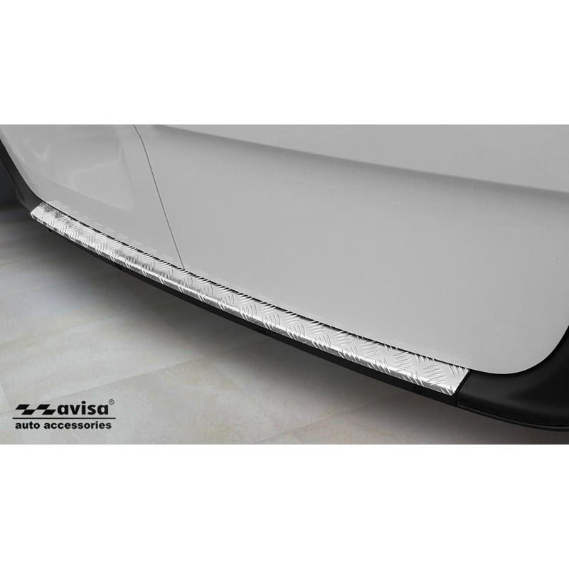 Aluminum Rear bumper protector  Mercedes Sprinter III 2018- 'Riffled plate'