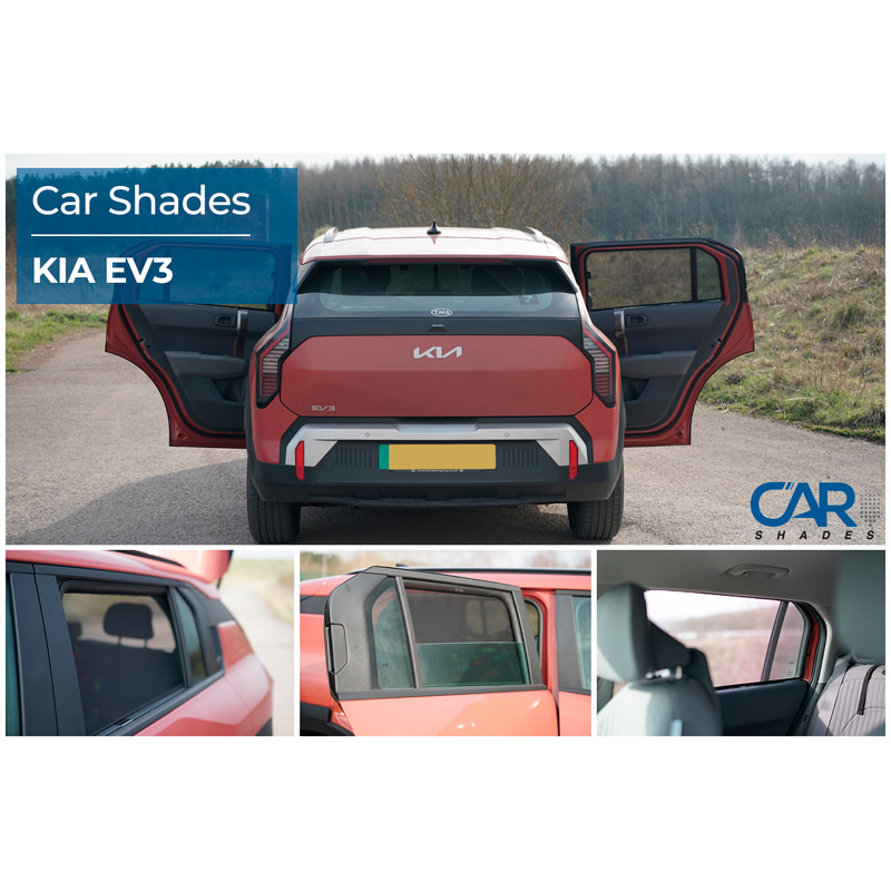 Set Car Shades (rear side doors)  Kia EV3 2024- (2-pieces)