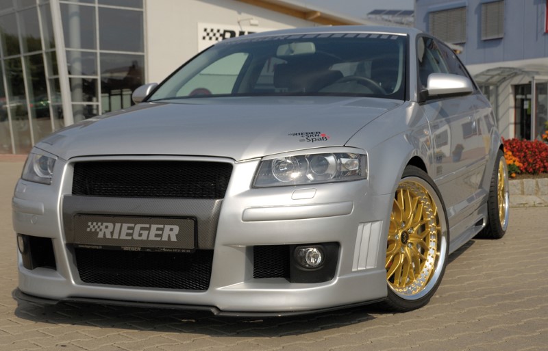 Frontbumper Carbon-Look Audi A3 8P R-frame SRA Rieger