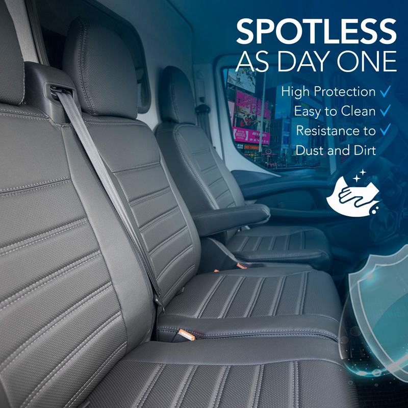 New York Design Artificial leather seat covers 2+1  Mercedes Sprinter 2018- (Comfortline)