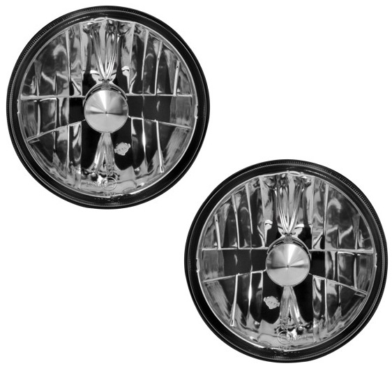 Koplampen VW Golf I helder chroom