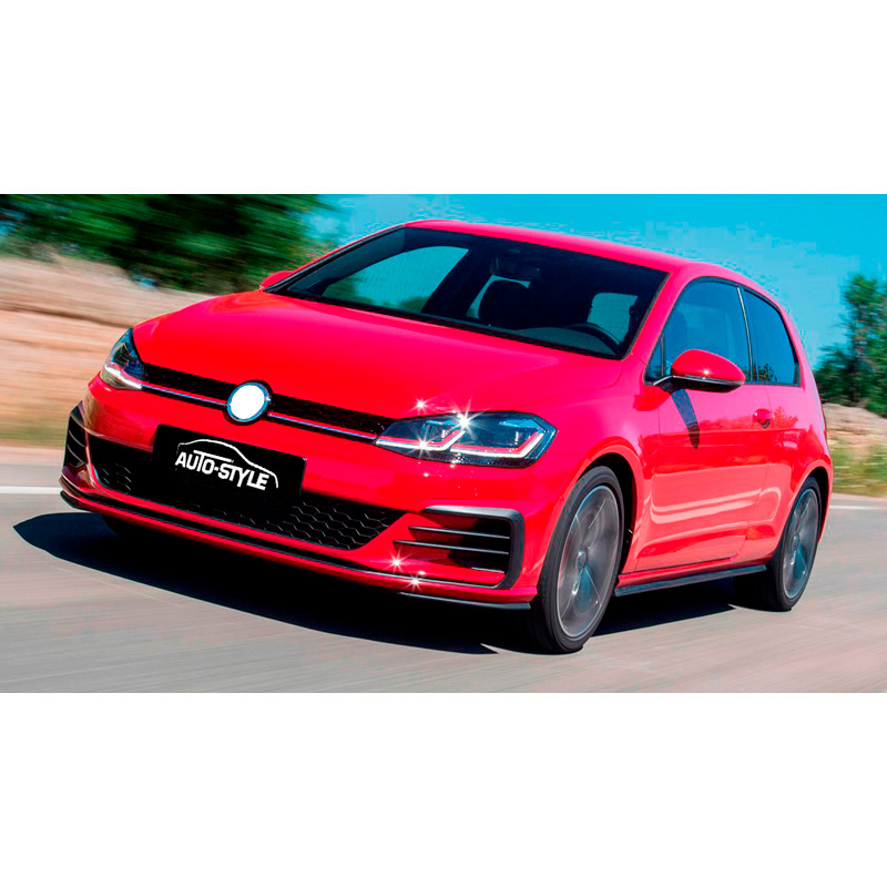 Front bumper  Volkswagen Golf VII Facelift 2017- 'GTi-Look' incl. Grills & Fog lights (PP)