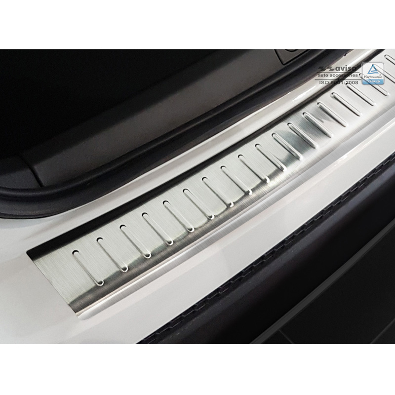 Stainless Steel Rear bumper protector  Fiat 500X 2015-2018 'Ribs'
