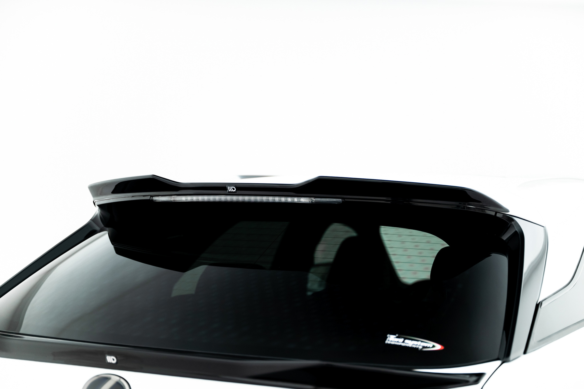 Spoiler Lexus RX Mk4 Facelift 2019 -  2022 Maxton Glans Zwart