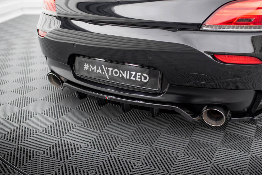 Diffuser BMW Z4 M Pakket E89 FL Maxton Glans Zwart