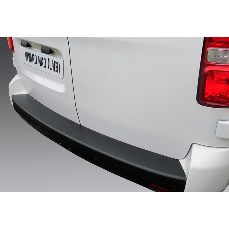 ABS Rear bumper protector  Opel Vivaro III LWB 2019- Black