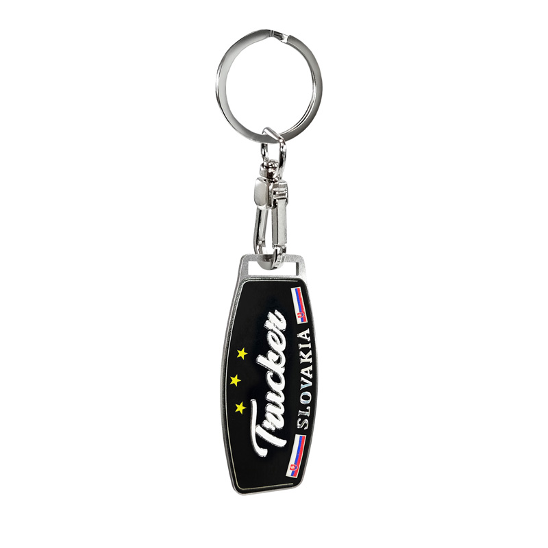 Stainless steel key chain - Trucker/Slovakia
