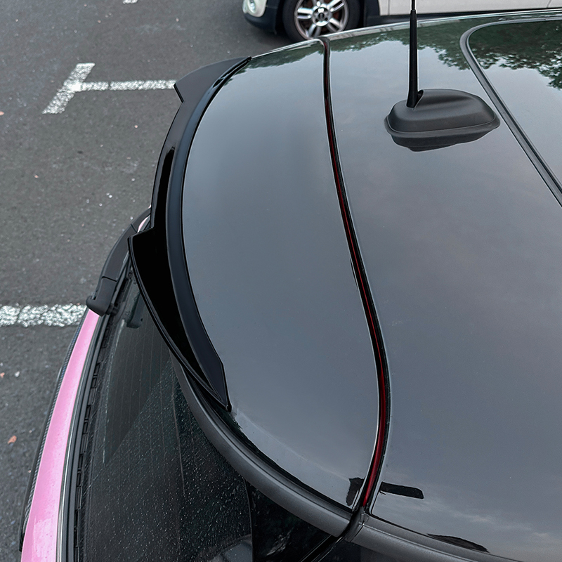 Dakspoiler (Spoiler Cap)  Mini F55/F56 One/Cooper/S 2013-2024 excl. JCW/GP (ABS Glanzend zwart)
