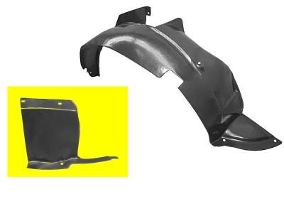 binnenscherm, plastic, voor, links Peugeot Partner, 2002-2008