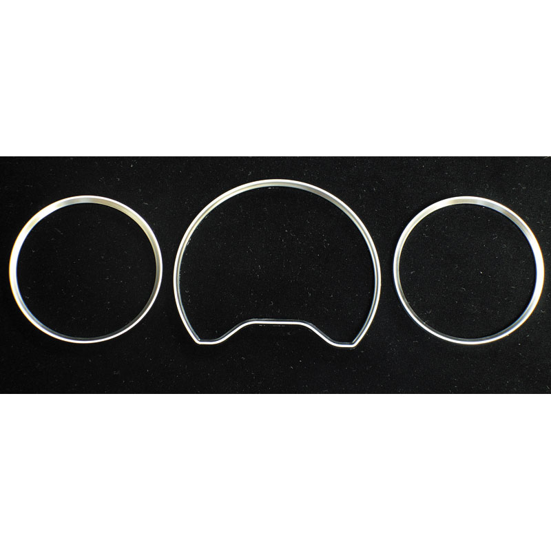 GaugeRings  Mercedes W210 96-99 Chrome (3pcs)