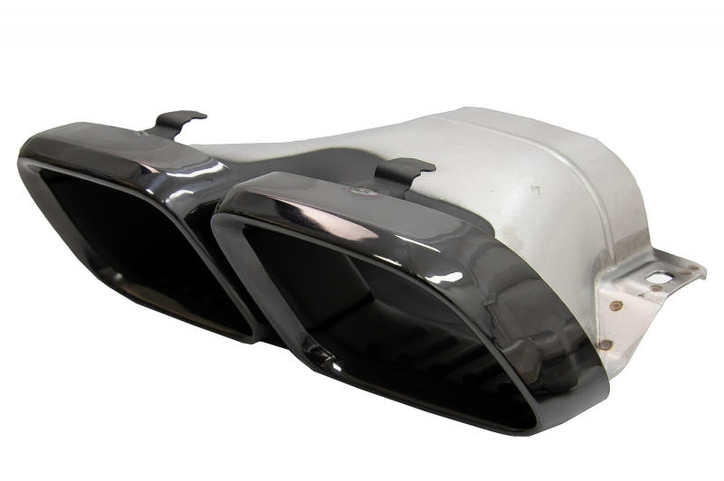 Achterbumper Diffusor Mercedes W205 C-Klasse C63S Design Zwarte Tips AMG Sport Line