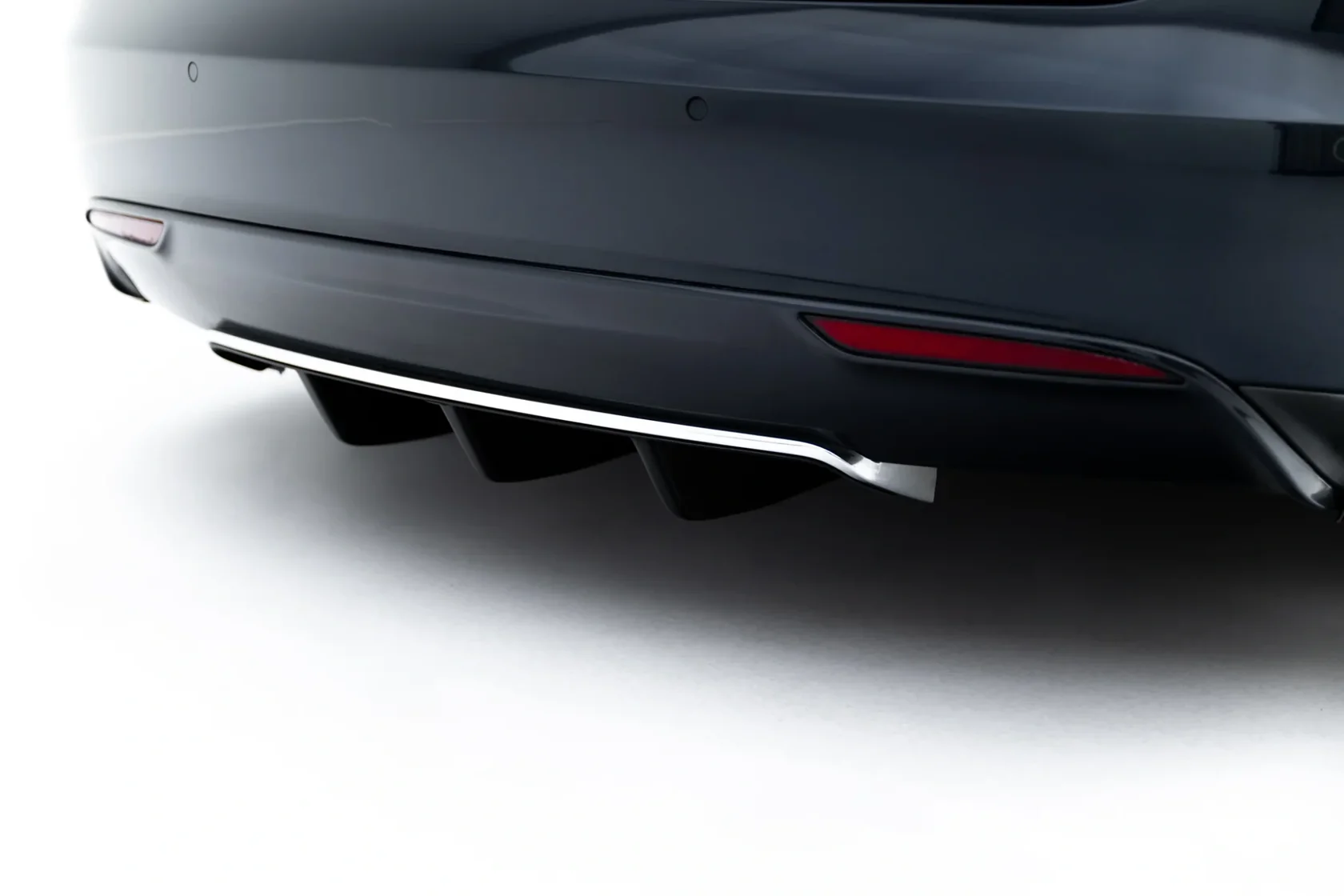 Diffuser Tesla Model S Mk1 Maxton Glans Zwart
