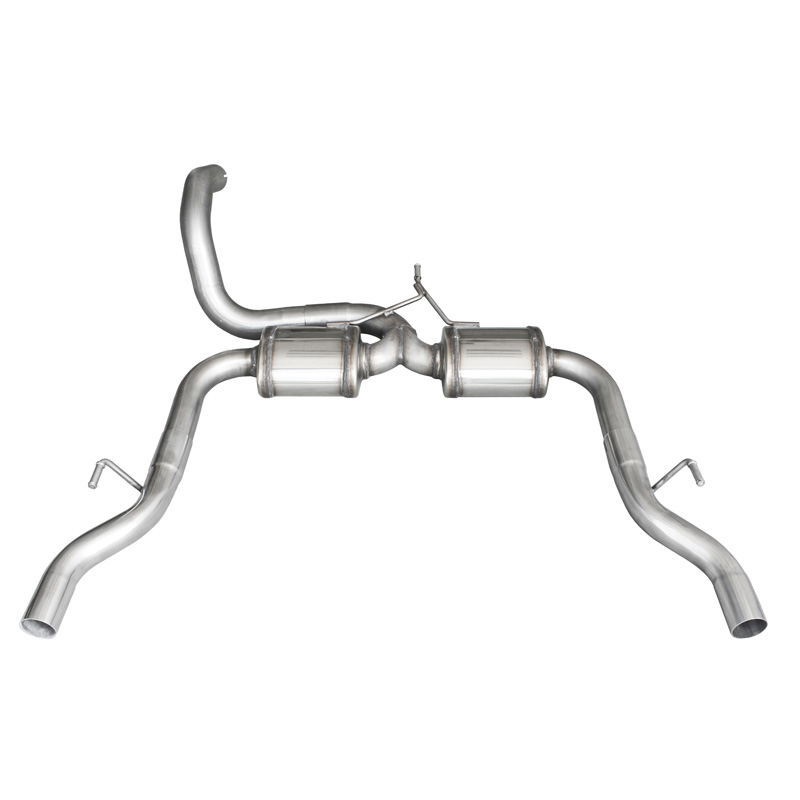 100% Inox Double Sport Exhaust  Peugeot 308 1.6 GTI 270hp 2015- Ø 63,5 1x54mm
