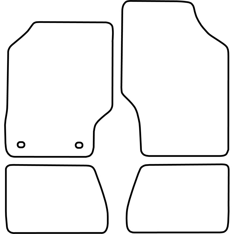 Automatten Velours  Subaru Justy 1984-1997