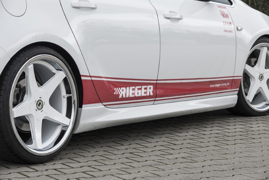 Zijskirts Opel Astra J 5-dr. Rieger