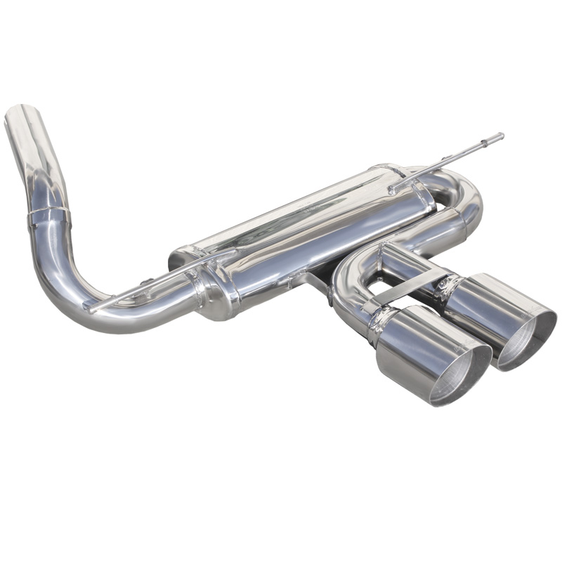 100% Inox Sport Exhaust 'Central'  Ford Focus III 2.0ST (250HP) 2012- Ø60mm 2x114mm Racing