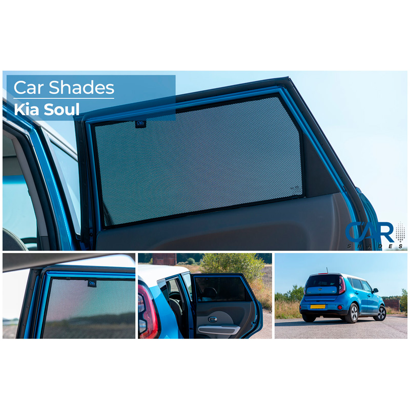 Set Car Shades  Kia Soul II 5 doors 2014-2019 (6-pieces)