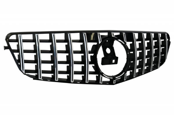 Grill Mercedes C-klasse W204 S204 GT Look Panamericanan Chroom Zwart